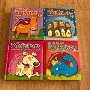 Bundle of 4 peekaboo books